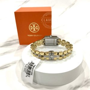 TORY BURCH Dalloway Three-Hand Two-Tone Stainless Steel Women’s Watch (TBW1102)