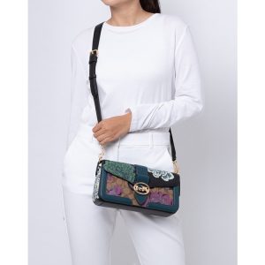 COACH X Kaffe Fasset Georgie Shoulder Bag in Signature with Floral Print