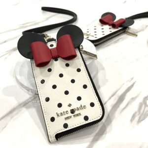 KATE SPADE x Disney New York Minnie Lanyard in White Multi