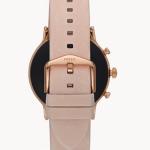 FOSSIL Gen 5 Julianna HR Smartwatch in Blush Leather with Crystal Accents - FTW6054 (Sealed Box)