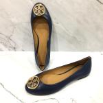 TORY BURCH Benton Ballet Shoes in Royal Navy