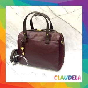 FOSSIL Rachel Satchel Claret (Maroon) Leather