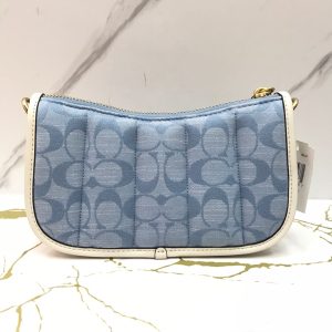 Coach Swinger 20 Handbag in Light Washed Denim Chalk