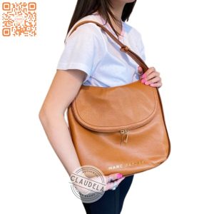 MARC JACOBS Groove Large Hobo in Smoked Almond with Gold Hardware