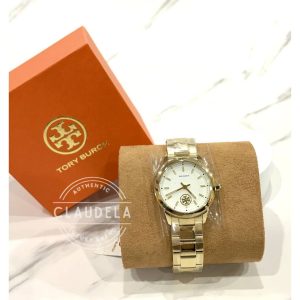 TORY BURCH Women’s Collins Bracelet Watch Gold (TBW1300)