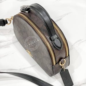 COACH Serena Satchel in Dark Brown Signature