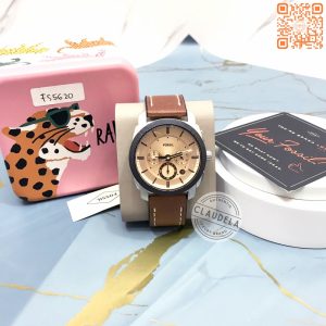 FOSSIL Machine Chronograph Brown Leather Men's Watch (FS5620)