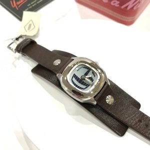 FOSSIL Big Tic Analogue-Digital Unisex Watch in Brown Leather (ES4935)