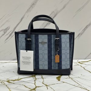 Coach Mollie 25 Strap Signature Jacquard with Stripes Midnight Multi