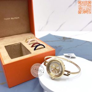 TORY BURCH Reva Bangle Gift Set Gold Watch (TBW4029)