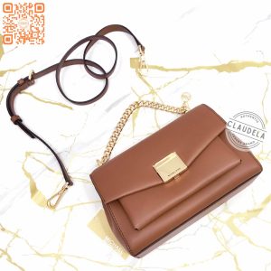 MICHAEL KORS Lita Medium Shoulder Bag in Luggage