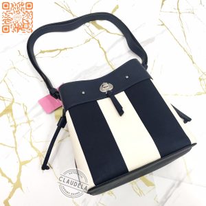 KATE SPADE Small Bucket Bag Even Stripe Jac Blazer Blue