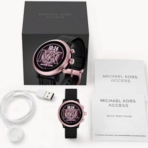 MICHAEL KORS Gen 4 MKGO Smartwatch in Black Pink Silicone – MKT5111 (Sealed Box)