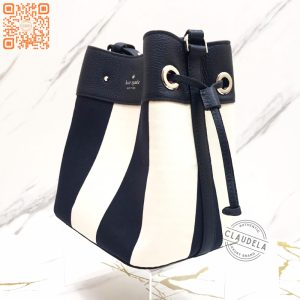 KATE SPADE Small Bucket Bag Even Stripe Jac Blazer Blue