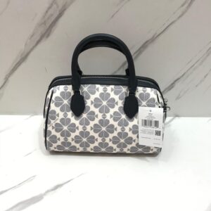 Kate Spade Flower Duffle Crossbody Navy Multi