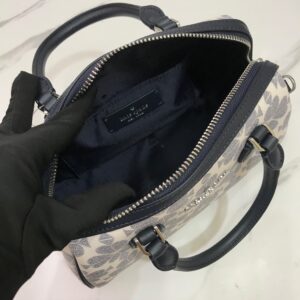 Kate Spade Flower Duffle Crossbody Navy Multi