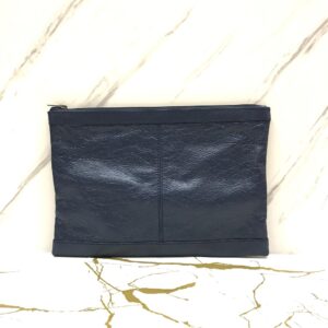 Balenciaga Men's Classic Clip XL Pouch in Navy