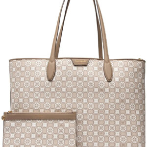 Kate Spade Flower Monogram Large Tote in Natural Multi