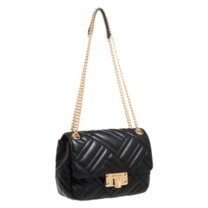 Michael Kors Peyton Medium Shoulder Bag in Black