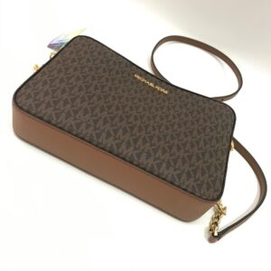 Michael Kors Jet Set Crossbody in Signature Brown