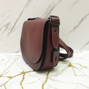 Coach 1941 Saddle Bag in Burgundy