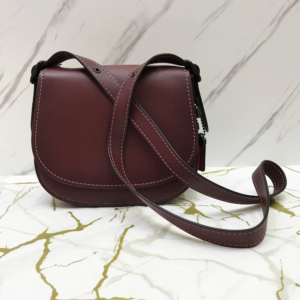 Coach 1941 Saddle Bag in Burgundy