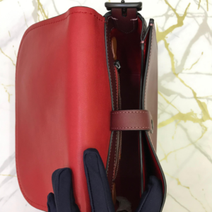 Coach 1941 Saddle Bag in Burgundy