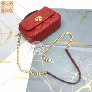 Tory Burch Willa Mini Top Handle Bag Redstone