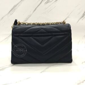 Michael Kors Cece Medium Quilted Leather Convertible Shoulder Bag in Admiral