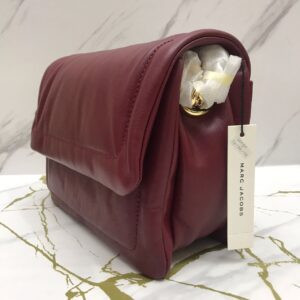 Marc Jacobs Mini Pillow Bag Leather in Pomegranate