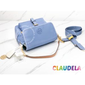 Tory Burch Perry Nylon Crossbody in Bluewood