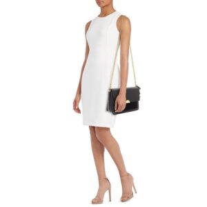 Coach Dreamer Shoulder Bag in Black Leather Mix Suede