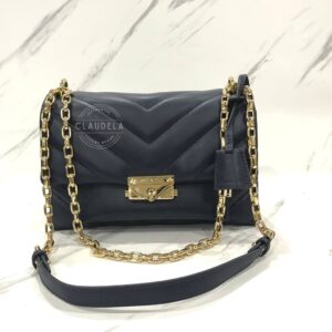 Michael Kors Cece Medium Quilted Leather Convertible Shoulder Bag in Admiral