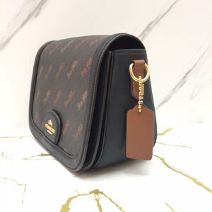 Coach Georgie Saddle Horse Carriage in Black
