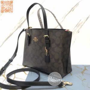Coach Signature Mollie 25 Brown Black