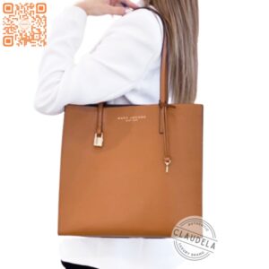Marc Jacobs Large Grind Tote Bag in Smoked Almond