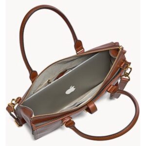 FOSSIL Ryder Satchel Large (Work Bag) in Brown Leather