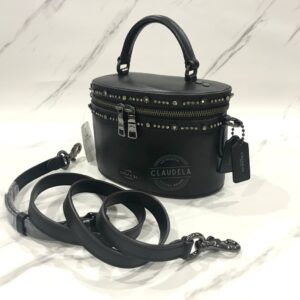 Coach X Selena Gomez Trail Bag with Crystal Embellishment in Black