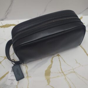 Coach Travel Kit Men's Small Black Leather
