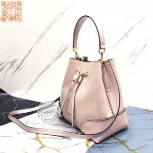 Michael Kors Mercer Small Crossbody Convertible Bucket Shoulder Leather / Soft Pink