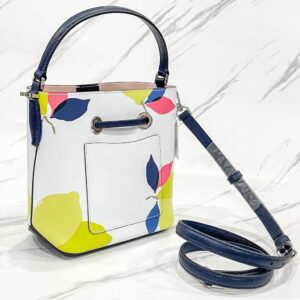 Kate Spade Eva Bucket Small in Lemon Zest White Multi