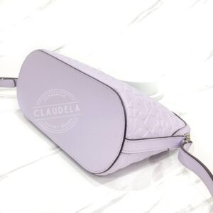 Kate Spade Hollie XL Dome Crossbody in Lilac Spade Clover Geo Embossed