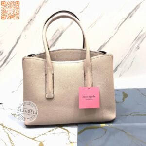 Kate Spade Margaux Satchel Medium in Pale Velum