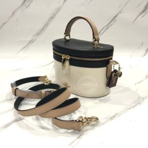 Coach X Selena Gomez Trail Bag in Black White