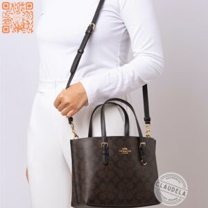 Coach Signature Mollie 25 Brown Black