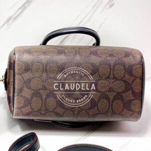 Coach Mini Bennet Satchel in Signature Dark Brown