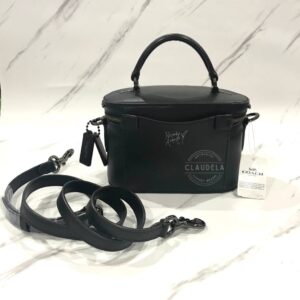 Coach X Selena Gomez Trail Bag with Crystal Embellishment in Black