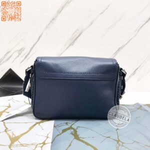 Marc Jacobs Mini Groove Messenger Crossbody Bag in Blue Sea with Gold Hardware