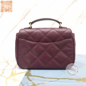 Tory Burch Willa Mini Top Handle Bag Claret
