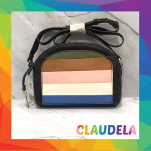 Fossil Chelsea Crossbody in Colourful Stripes